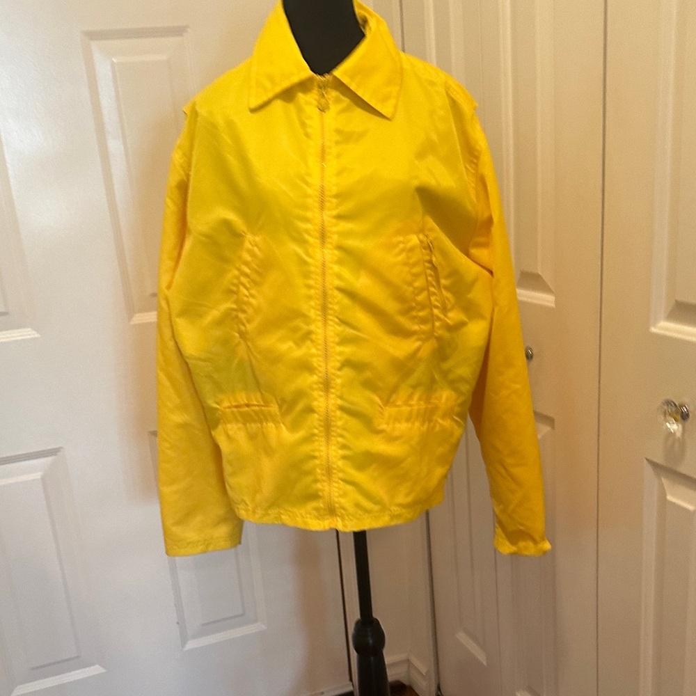 Versace Jean Couture Men’s (unisex) Yellow Windbreaker